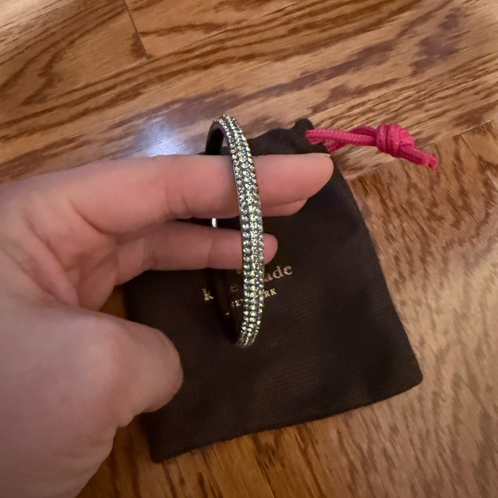Kate Spade Gold and Black Crystal Bracelet